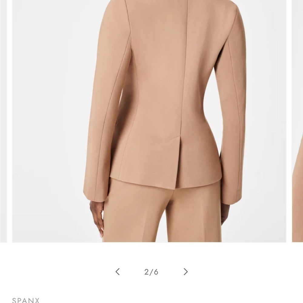 The Perfect Asymmetrical Blazer -toffee size m - Picture 2 of 8